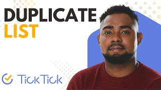 How to Duplicate a List on TickTick (TickTick Tutorial for Beginners)