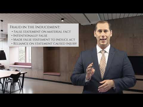 What is Fraudulent Inducement?