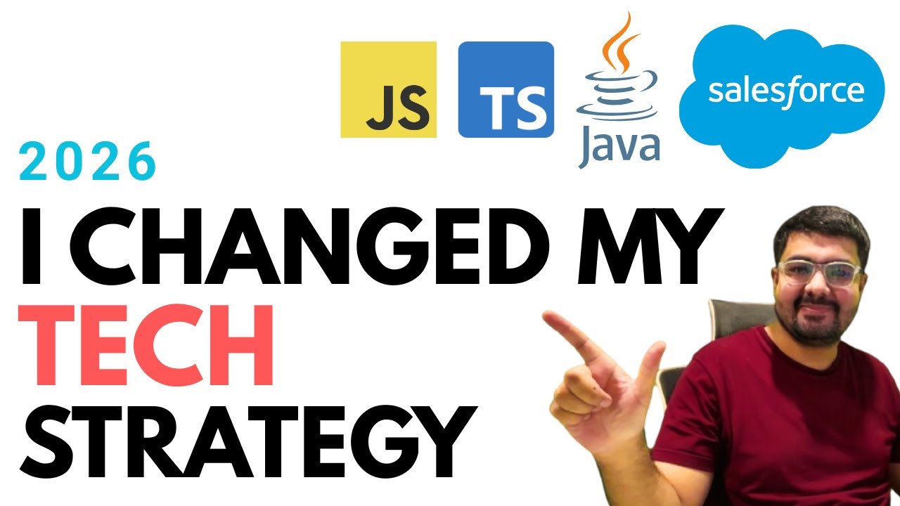 I have Changed My Tech Strategy | Java | Salesforce | TS | JS