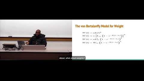 Von Bertalanffy Growth Models