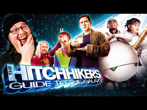 THE HITCHHIKER'S GUIDE TO THE GALAXY MOVIE REACTION & REVIEW | First Time Watching