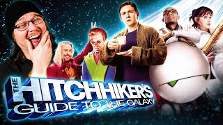 THE HITCHHIKER'S GUIDE TO THE GALAXY MOVIE REACTION & REVIEW | First Time Watching