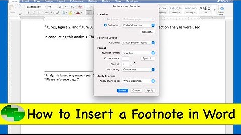 How to Insert a Footnote in Microsoft Word
