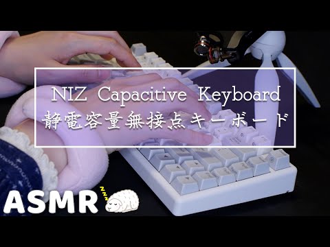 【ASMR】 NIZ PLUM 静電容量無接点キーボードの打鍵音⌨ (タイピング音) 1時間ver