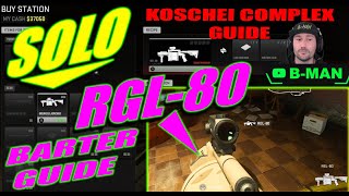 SOLO RGL-80 Grenade launcher BARTER GUIDE / run in KOSCHEI COMPLEX + How to open the red buy station