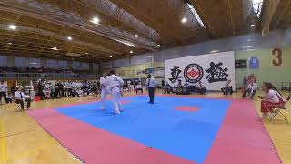 Spanish Open IKO1 Kyokushin Karate Ali Rashnoo (GER) vs Filip Maksimowicz (POL)