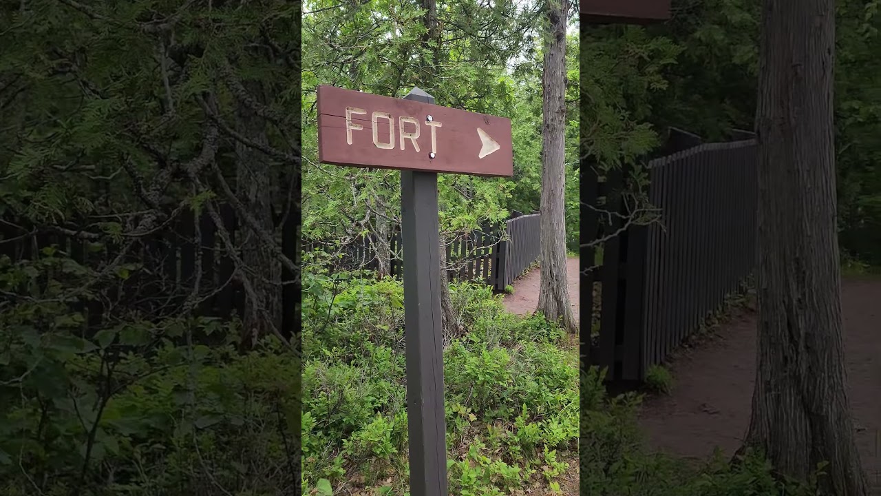 🌲 Nothing "mini" about it - discover Fort Wilkins here in the Keweenaw! 