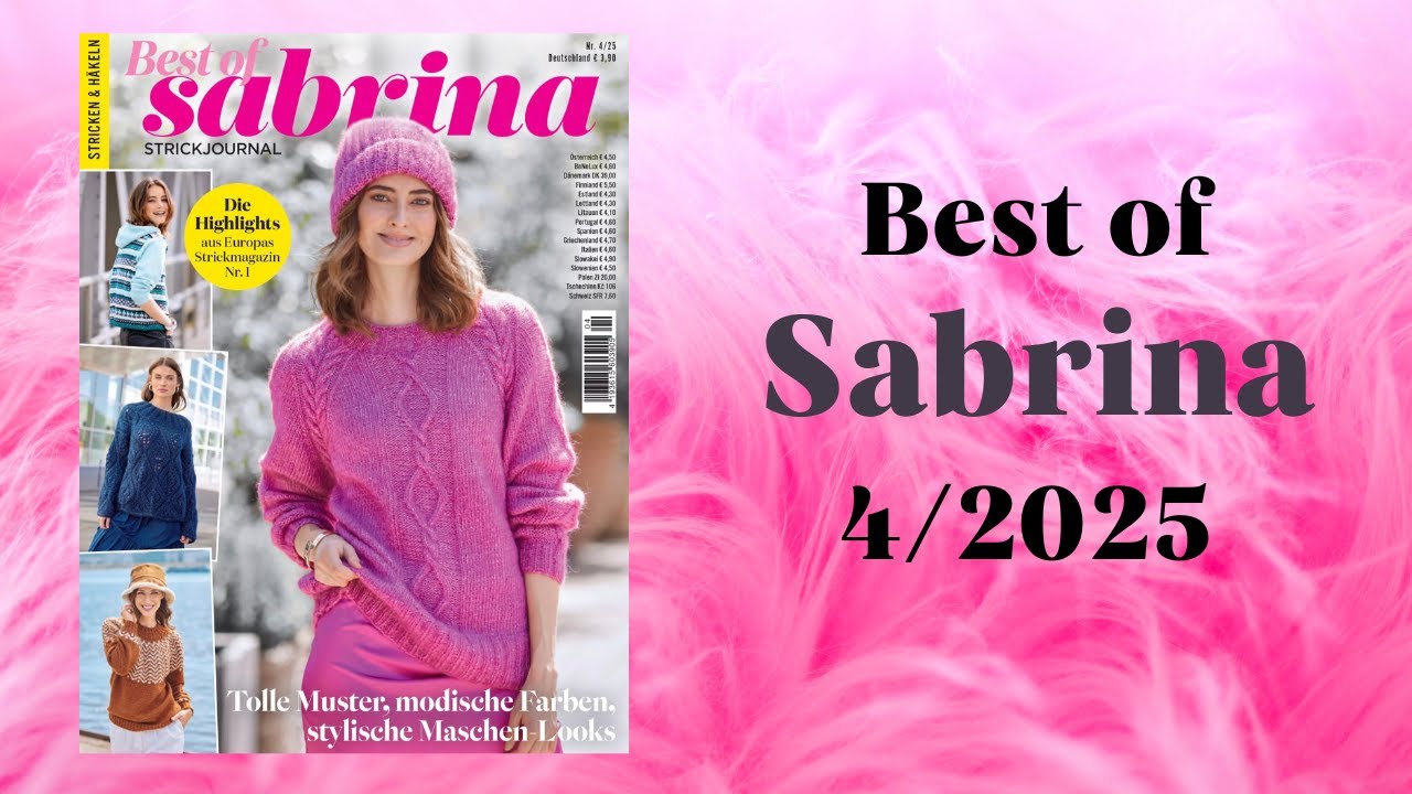 Best of Sabrina 4/2025 l Knitting Magazine Flip Through