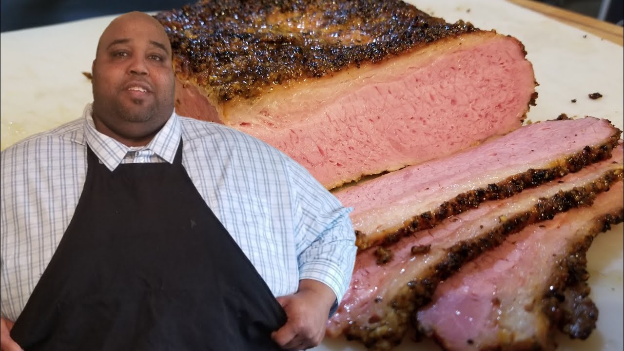 Ninja Foodi XL Grill Homemade Pastrami from a Corn Beef Brisket YouTube