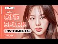 TWICE ONE SPARK Instrumental Whit Backing Vocals Lyrics Romanized mp3