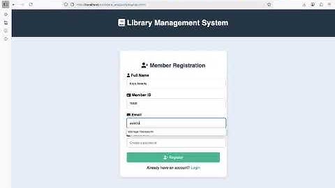 Building a Library Management System