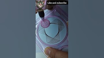 How many circles were drawn ? 😇🤔 | #spirograph #2024 #shorts