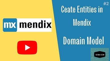 #2 Mendix | How to Create Entities | Domain Model in #mendix