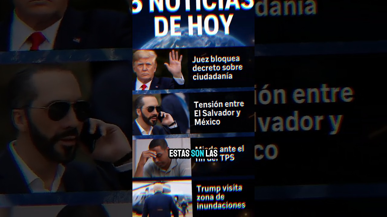 “5 noticias urgentes que están sacudiendo el mundo hoy”