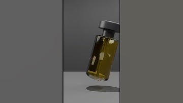 This 3D Perfume Model Looks Too Real 🤯 | Blender Art #shorts #blender #animation #3dcartooncharacter