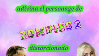 Adivina el personaje de zombies 2 distorcionado