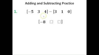 7.2 Adding and subtracting matrices #4