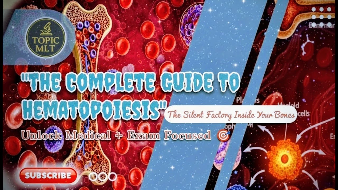 Hematopoiesis Physiology | Bone Marrow Function, RBC, WBC,Platelet Formation Explained 