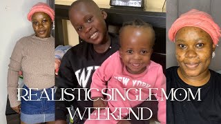 Single Mom Diaries | Realistic Weekend as a Mom of 2  | Laundry, Kids & Sunday Cooking