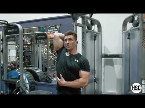 SINGLE ARM OVERHEAD ROPE TRICEP EXTENSION