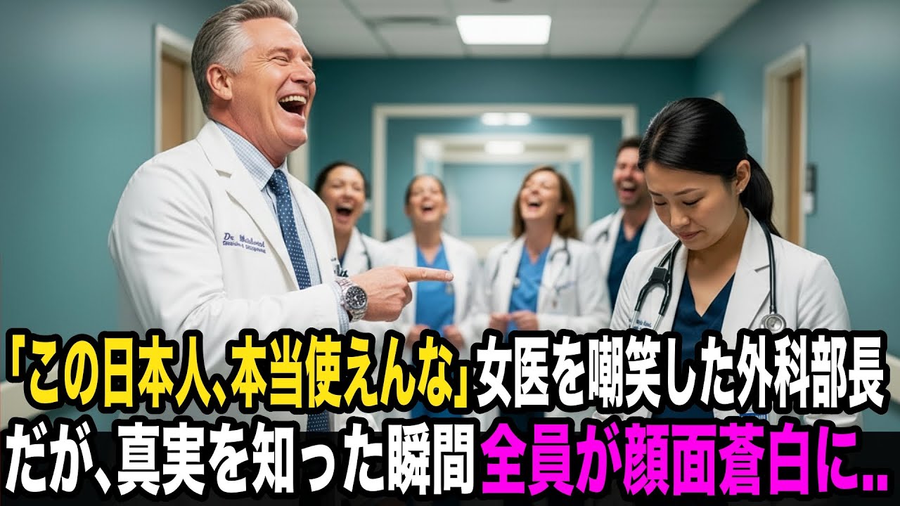 名門アメリカ病院で嘲笑された日本人女医。本当の正体が明かされたとき、現場が凍りついた…