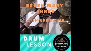 Seven Mary Three Cumbersome (Drum Lesson) by Praha Drums Official (7.b)