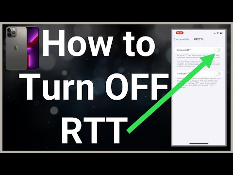 How To Turn Off RTT On iPhone