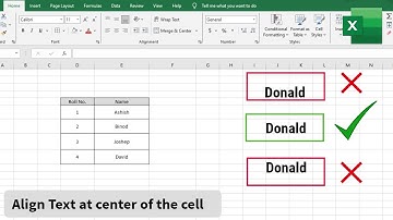 How to align Text Vertically at Center in Excel