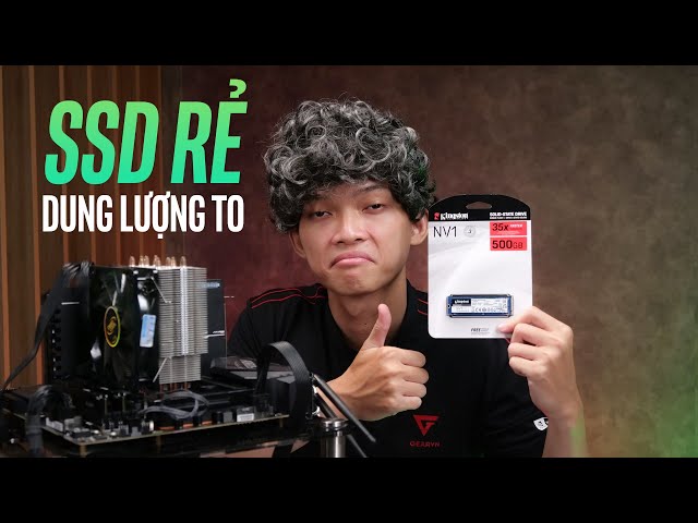 SSD giá rẻ siêu bền, xài tới già vẫn còn ngon chán! | Kingston NV1