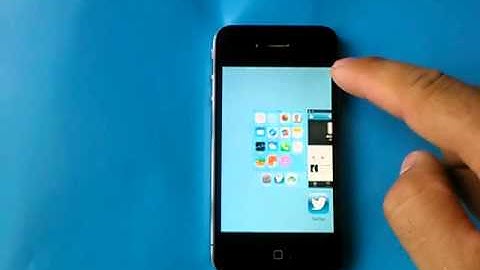 Glitch on iOS 7 Twitter app shaking while open (1/2)