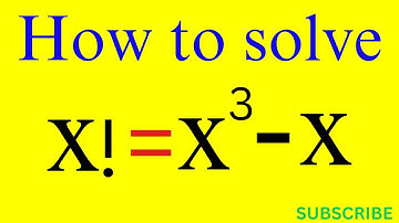 A Nice Algebra Math Olympiad Problem With Factorial | Find the Value of X?
