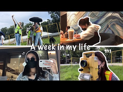 First Vlog! A week in my life| Engineering student??‍♀️