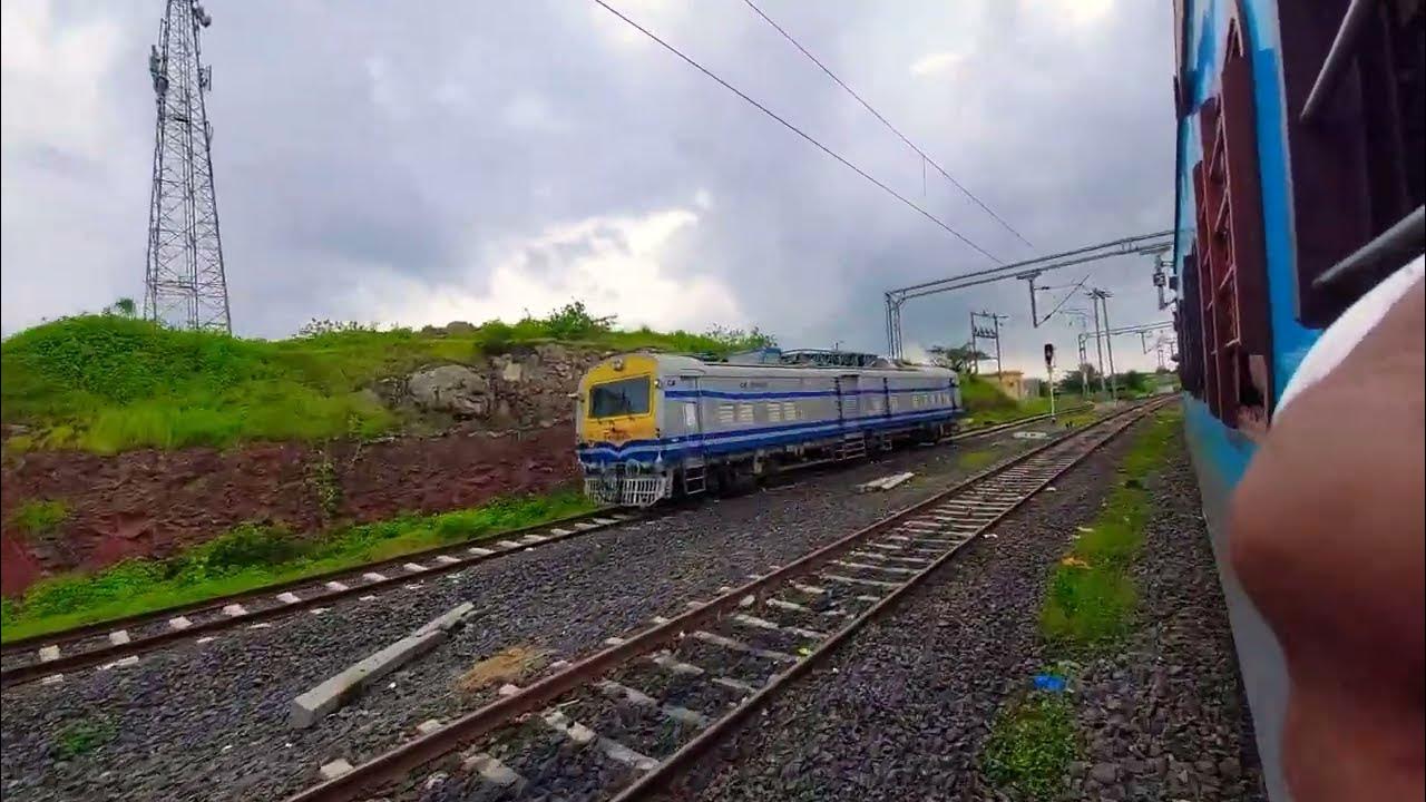 Kurduwadi jn to Daund jn train journey 12170 Solapurpune Intercity sf exp YouTube