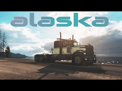 Amazing New Alaska Map | Kenworth W900a Custom  Fanatec Sim Rig Gameplay
