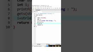 To find length of the string