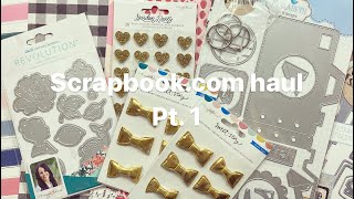 Scrapbook.com haul Pt. 1