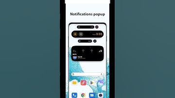 Dynamic Island in Android vs iPhone 14 Pro Max • Dynamic Island Display on Any Android #shortsfeed