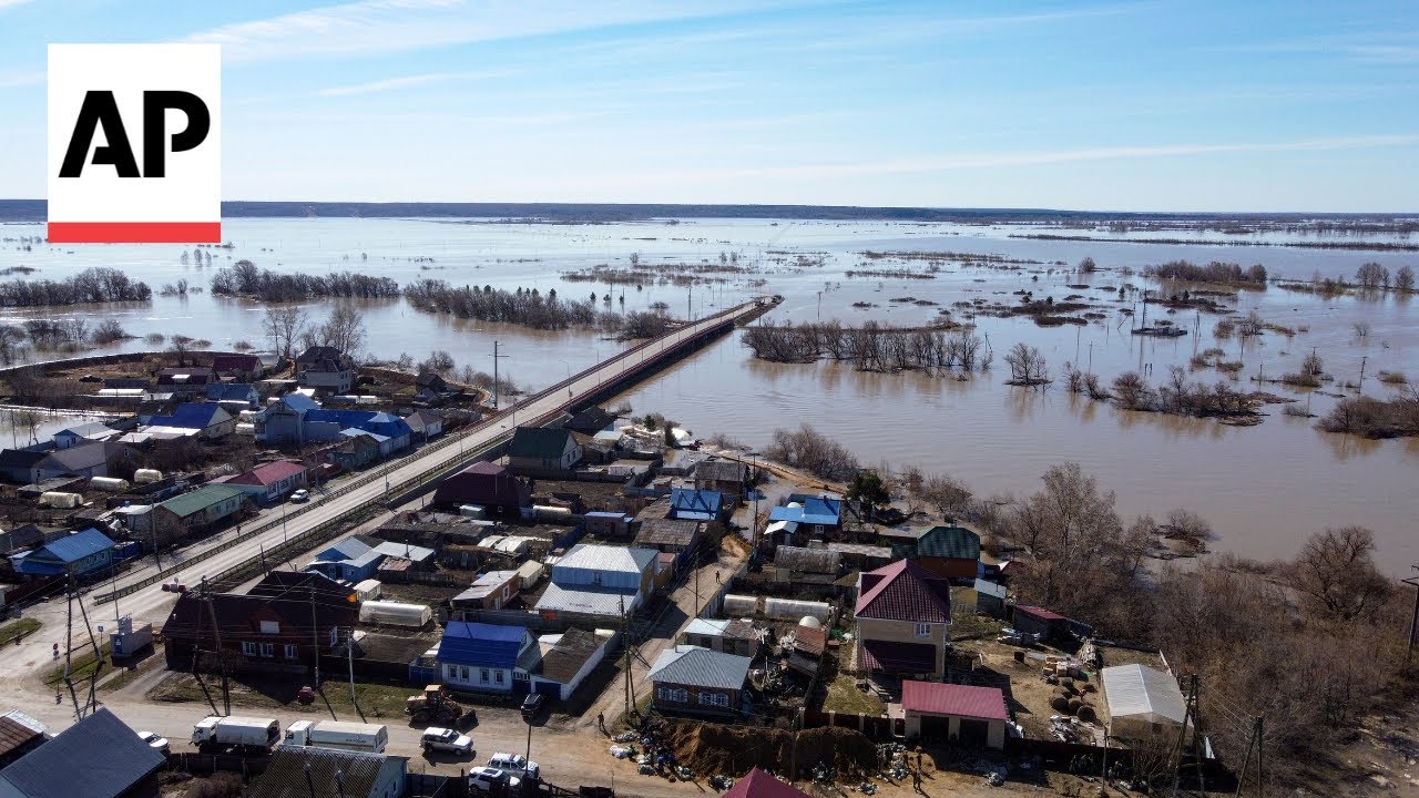 Russia and Kazakhstan are still struggling with widespread floods - YouTube