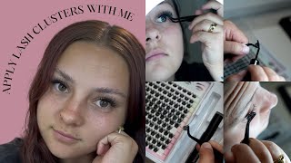 Watch Me Apply Our New Lash Clusters 🤍 Launching 9/19 at 8PM PST 🚨