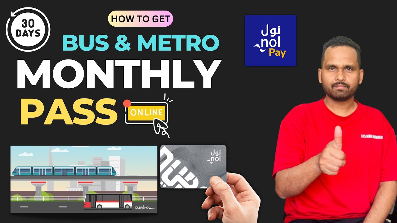 Dubai travel hack ! Get monthly Pass for AED 140 Nol card