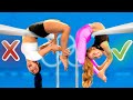 Trying gymnastics most impossible exercises