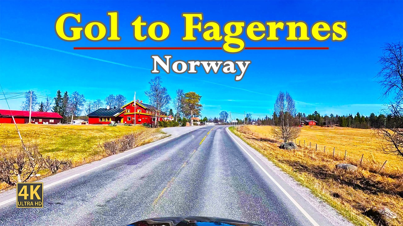 Gol To Fagernes In Norway 🇳🇴 | Scenic Road Trip In Stunning 4k | POV Driving