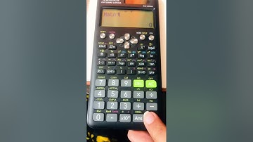 Inverse of a matrix #casio #calculator #matrix #inverse