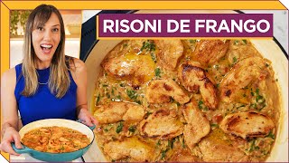 RISONI DE TOMATE E FRANGO I Receitas e Temperos