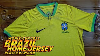 Brazil Home Player Version Jersey Review। World Cup 2022 worldcup soccerjersey footballjersey