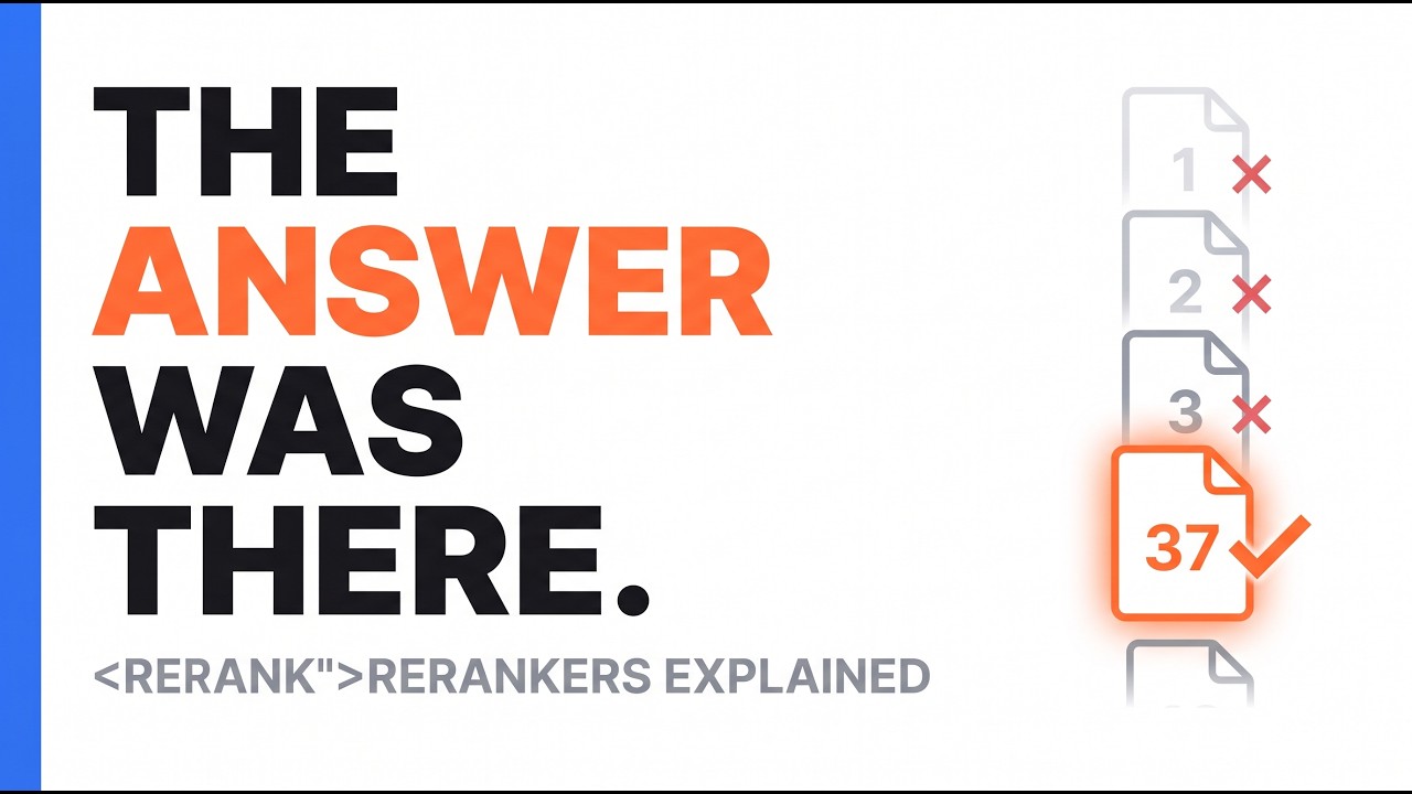 Rerankers, from the ground up — video thumbnail