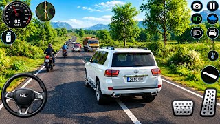 😱 Toyota Land Cruiser SUV Traffic Drive! 🚙🔥 Mountain Road Driving Simulator screenshot 2
