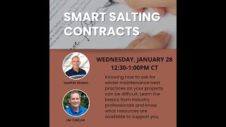 Winter Salt Week 2026 Smart Salting Contracts