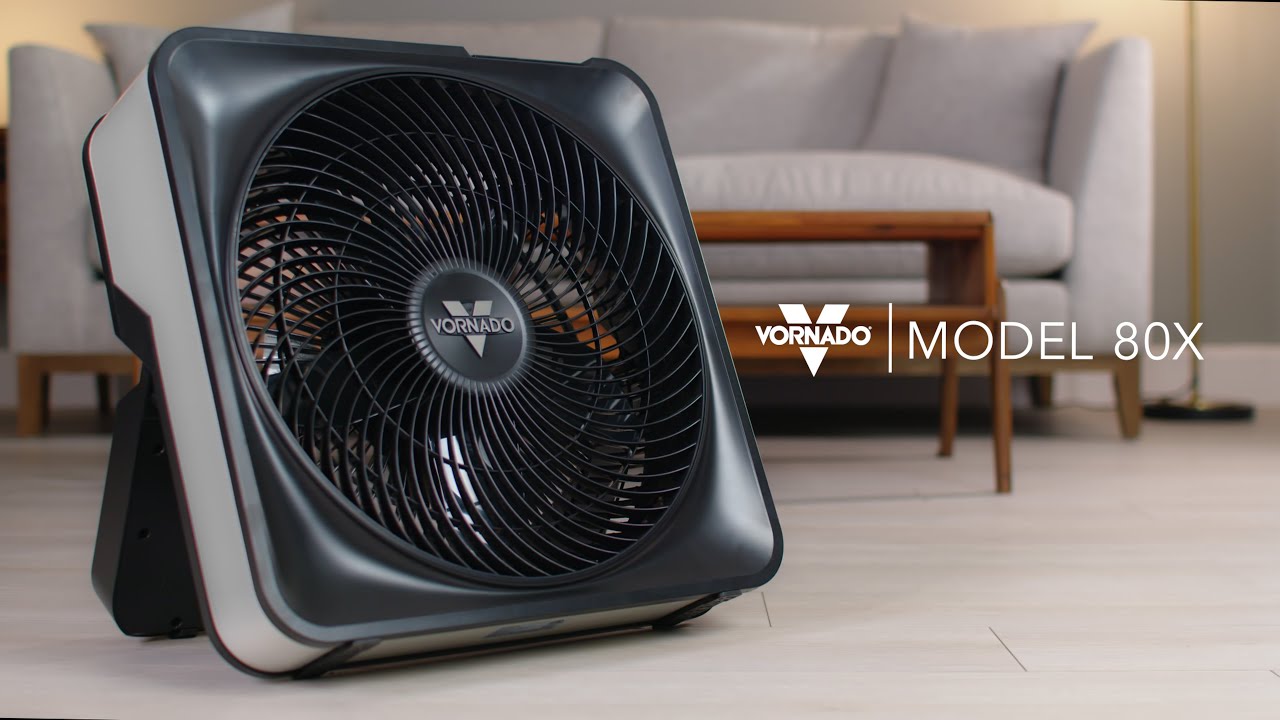 Vornado Model 80X High-Velocity Box Fan with Kickstand
