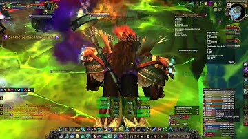WoW Fist - Mistweaver Heal Monk Tomb of Sargeras TOS The Desolate Host Mythic POV